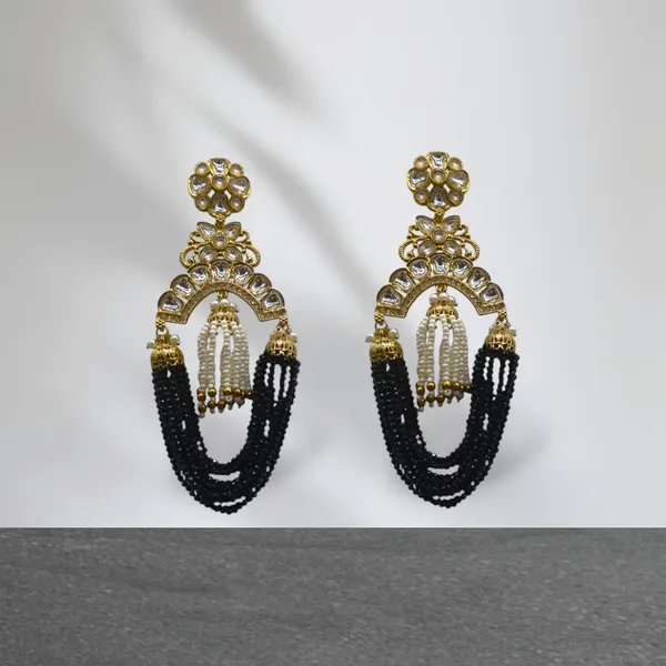 Black_Zinc_&_Copper_Stylish_&_Fancy_Earring_For_Women