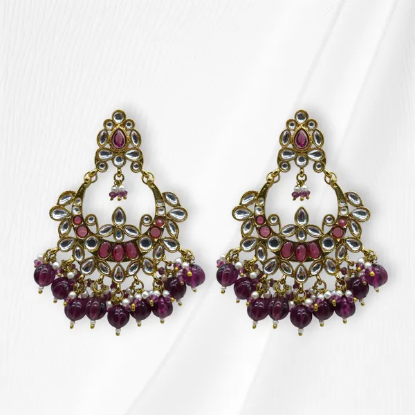 Purple_Zinc_&_Copper_Stylish_&_Fancy_Earring_For_Women