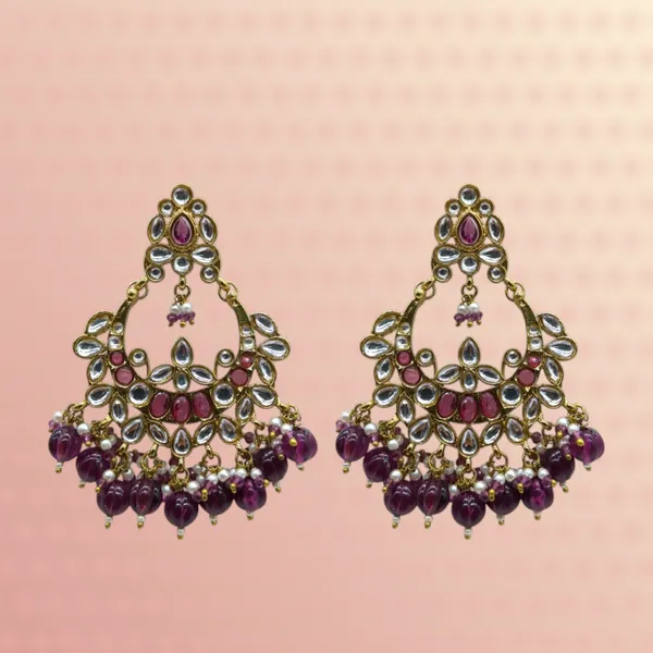 Purple_Zinc_&_Copper_Stylish_&_Fancy_Earring_For_Women