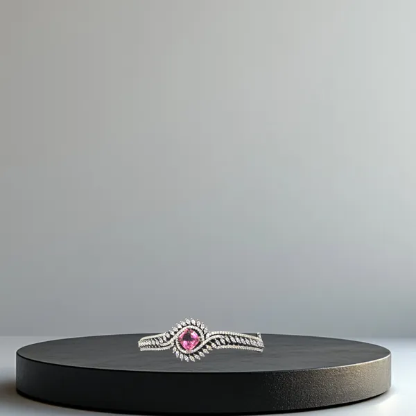 Silver_Finishing_Brass_Bracelet_For_Women