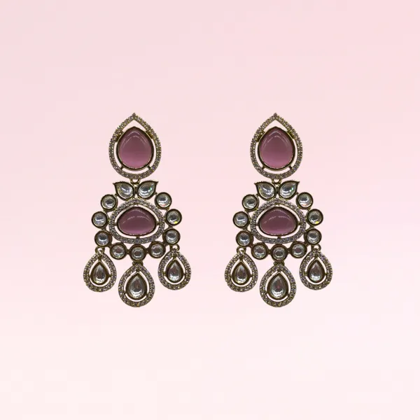 Pink_Brass_Stylish_&_Fancy_Earring_For_Women