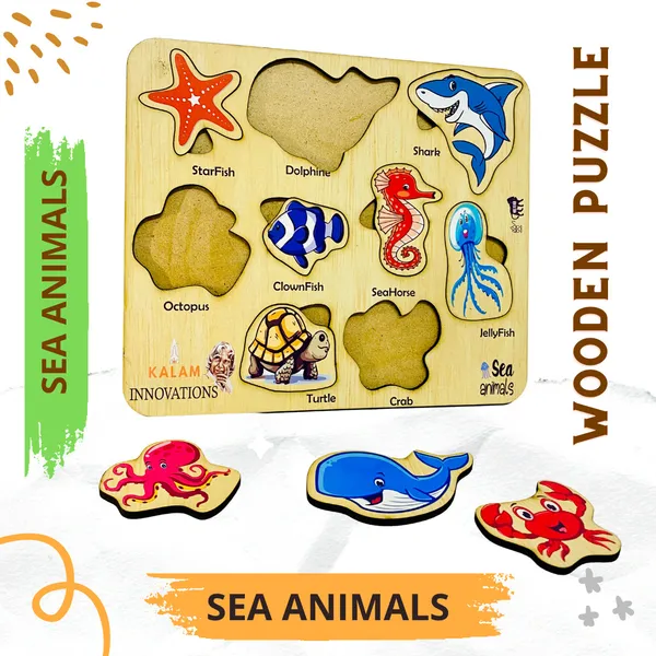 Pack_of_3_Multicolor_Wooden_Puzzles_Of_Animals,Sea_Animals_&_Colour_Shapes_(21.5_*_18.5_Cm)