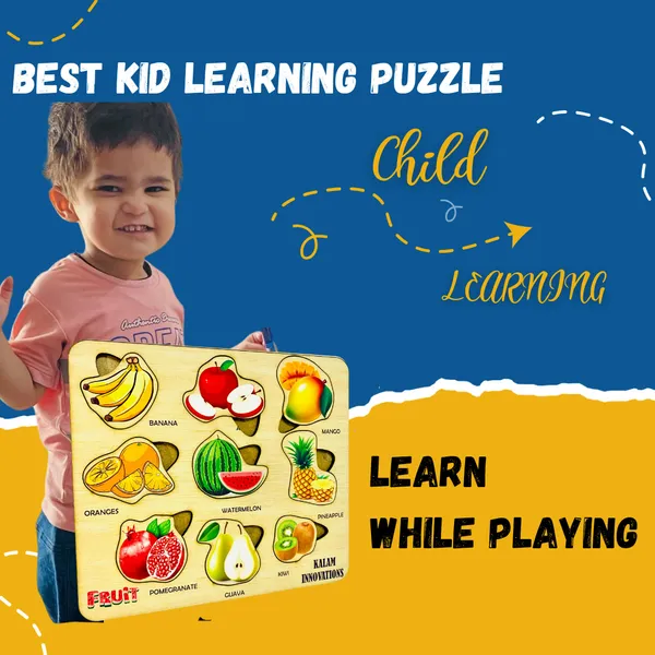 Brown__Fruits_Puzzle_For_Kids_With_Names_And_Images_(20_*_20_Cm)