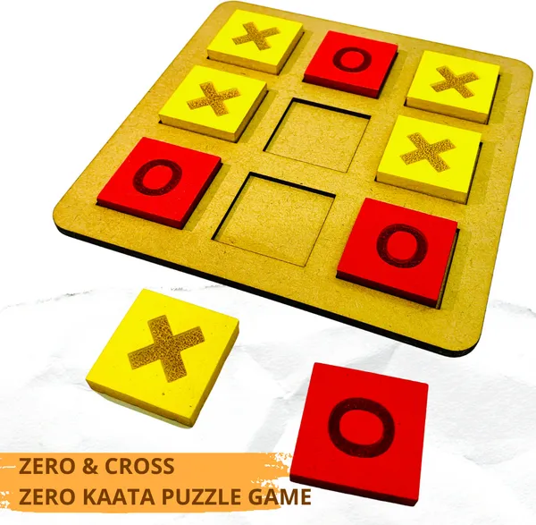 Multicolor__Ring_&_Cross_Wooden_Board_Game_(20_*_20_Cm)