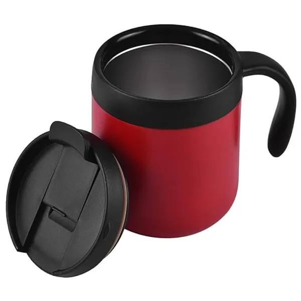 Coffee_Mug_With_Handle,Vacuum_Insulated_Water_Cup,Double_Wall_Stainless_Steel_Coffee_Travel_Mug_With_Flip_Lid_(350_Ml)