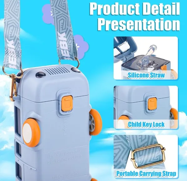 FLYTOP_Bus_Water_Bottle_for_Kids_with_Strap,_Sipper,_and_Straw_|_Leakproof,_BPA_Free_with_Lock_|_Tritan_Water_Bottle_for_School_Kids_500ml