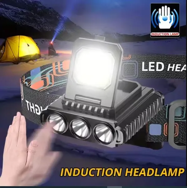 FLYTOP_Headlamp_Mini_5_Modes_ABS_Material_1*14500_Battery_Rechargeable_Headlight_Cob_Headlamp