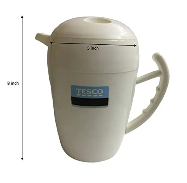 FLYTOP_Insulated_Plastic_Jug_Pitcher_with_Lid_and_Handle_-_Made_in_Thailand,_Double_Walled-_Good_for_Hot_&_Cold_Beverages-1.5Litres_Jumbo_Size