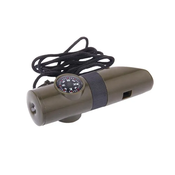 FLYTOP_Outdoor_Survival_7_in_1_Multi-Function_Compass_Whistle_Mini_Compass_Army_Compass_Emergency_Whistle_Compass_Keychain