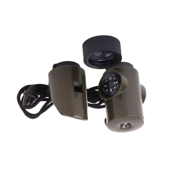 FLYTOP_Outdoor_Survival_7_in_1_Multi-Function_Compass_Whistle_Mini_Compass_Army_Compass_Emergency_Whistle_Compass_Keychain