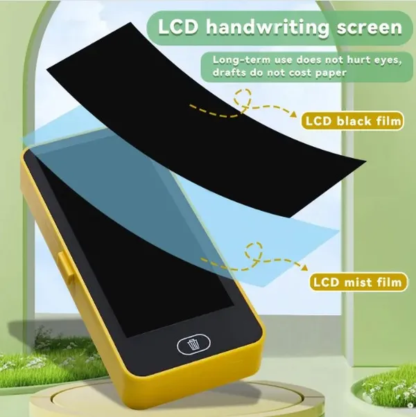 FLYTOP_Portable_Student_Drawing_Board_Pencil_Case_Stationery_Box_Children's_Electronic_Lcd_Writing_Board_ONE_PC.