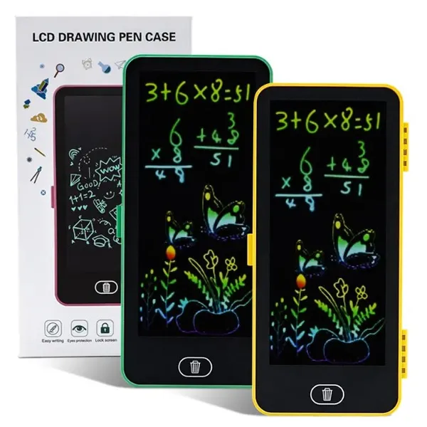 FLYTOP_Portable_Student_Drawing_Board_Pencil_Case_Stationery_Box_Children's_Electronic_Lcd_Writing_Board_ONE_PC.
