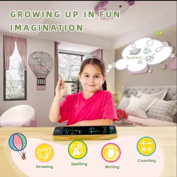FLYTOP_Portable_Student_Drawing_Board_Pencil_Case_Stationery_Box_Children's_Electronic_Lcd_Writing_Board_ONE_PC.