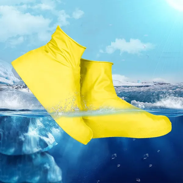 FLYTOP_portable_shoe_cover_for_gym_shoes_and_gym_shoes,_reusable,_waterproof,_ideal_for_gym_shoes_cover_(L,_yellow)