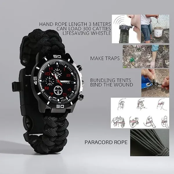 Green_Emergency_Survival_Watch_With_Paracord