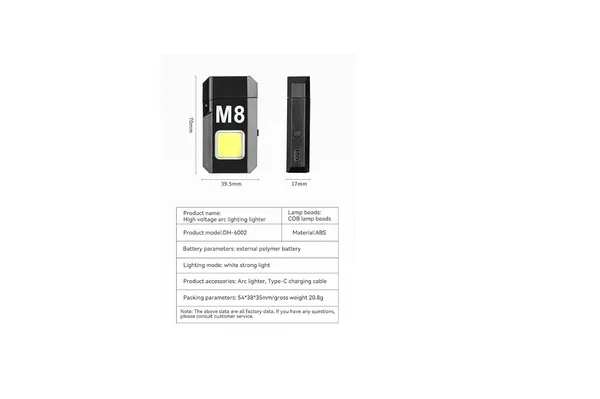 Outdoor_Windproof_Work_Light_Mini_COB_LED_Flashlight_Flameless_Lighter_Portable_Type_C_Rechargeable_Work_Light_Gift_for_Men's