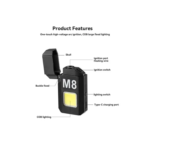 Outdoor_Windproof_Work_Light_Mini_COB_LED_Flashlight_Flameless_Lighter_Portable_Type_C_Rechargeable_Work_Light_Gift_for_Men's