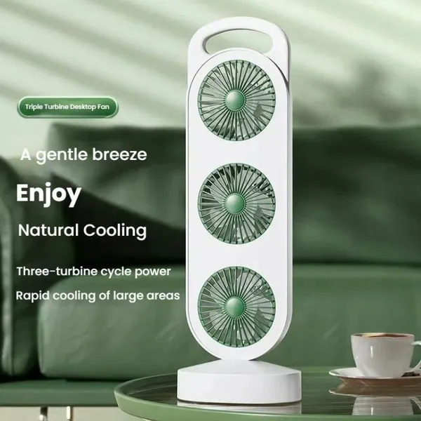 Simple_Triple_Turbine_Design_Fan_Large_Wind_Desktop_USB_Charging_Portable_Home_Outdoor_Dormitory_Fan