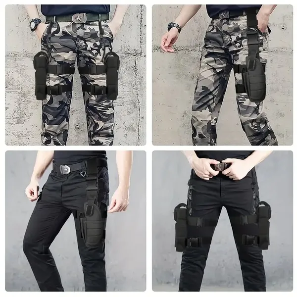 FLYTOP_Leg_Pistol_Holster_for_Right&Left_Hand,_Leg_Gun_Holster_for_Men,_Airsoft_Thigh_Pistol_Holster_Leg_Holsters_for_Pistols_Universal