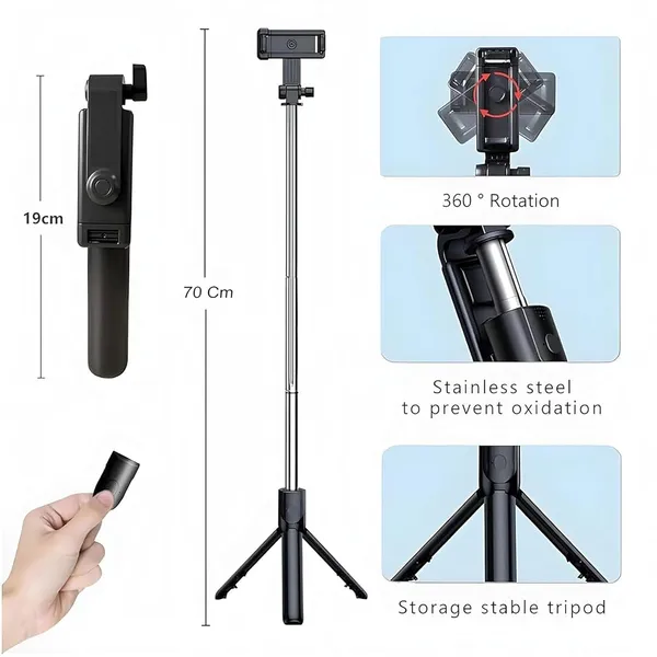 Genteel_Bluetooth_Extendable_Selfie_Sticks_with_Wireless_Remote_3-in-1_Multifunctional_Selfie_Stick_with_Tripod_Stand