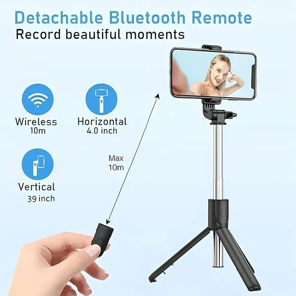 Genteel_Bluetooth_Extendable_Selfie_Sticks_with_Wireless_Remote_3-in-1_Multifunctional_Selfie_Stick_with_Tripod_Stand