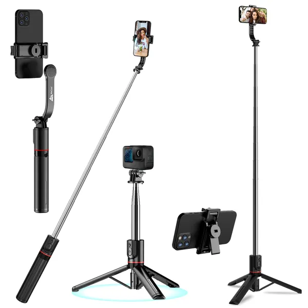 Genteel_Bluetooth_Extendable_Selfie_Sticks_with_Wireless_Remote_3-in-1_Multifunctional_Selfie_Stick_with_Tripod_Stand