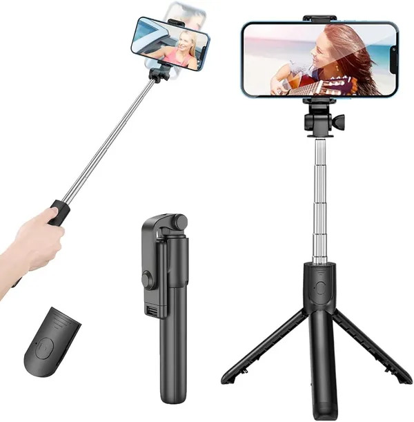 Genteel_Bluetooth_Extendable_Selfie_Sticks_with_Wireless_Remote_3-in-1_Multifunctional_Selfie_Stick_with_Tripod_Stand