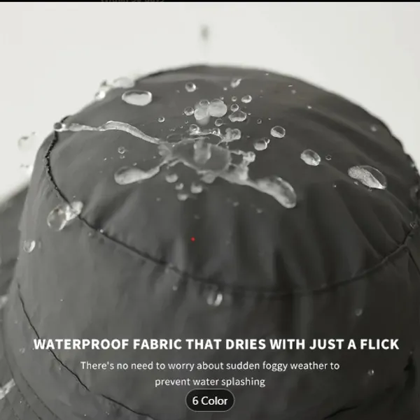 Waterproof_Boonie_Hat_-_Foldable,_Quick-Dry,_Uv_Protection,_Unisex_Summer_Outdoor_Fisherman_Hat_With_Carry_Pouch_Hiking,_Camping,_And_Beach_Trips