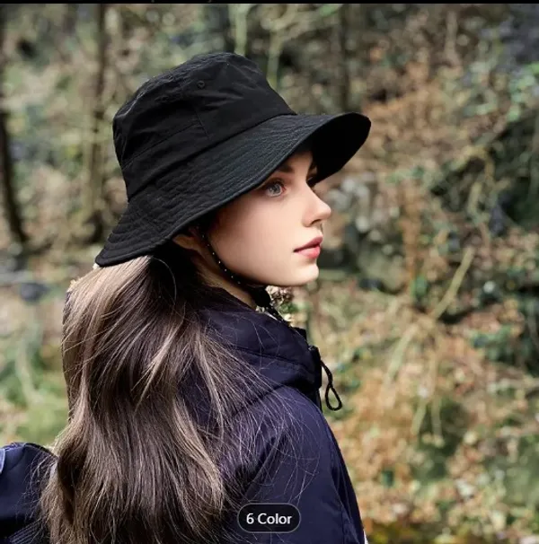 Waterproof_Boonie_Hat_-_Foldable,_Quick-Dry,_Uv_Protection,_Unisex_Summer_Outdoor_Fisherman_Hat_With_Carry_Pouch_Hiking,_Camping,_And_Beach_Trips