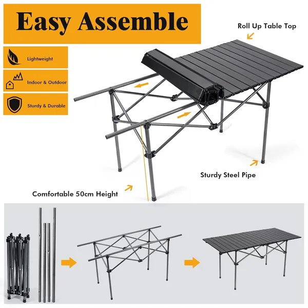 Multipurpose_Folding_Utility_Table_|_Ideal_Indoor_&_Outdoor_Picnic_|_Aluminium_Stackable_Top_&_Frame