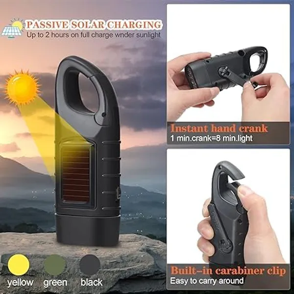 Hand_Crank_Solar_Powered_Flashlights_Emergency_Rechargeable_LED_Flashlights_Handheld_Flashlights_Emergencies_Survival_Gear_Outdoor_Sports_Camping_Hiking_Backpack_Safety
