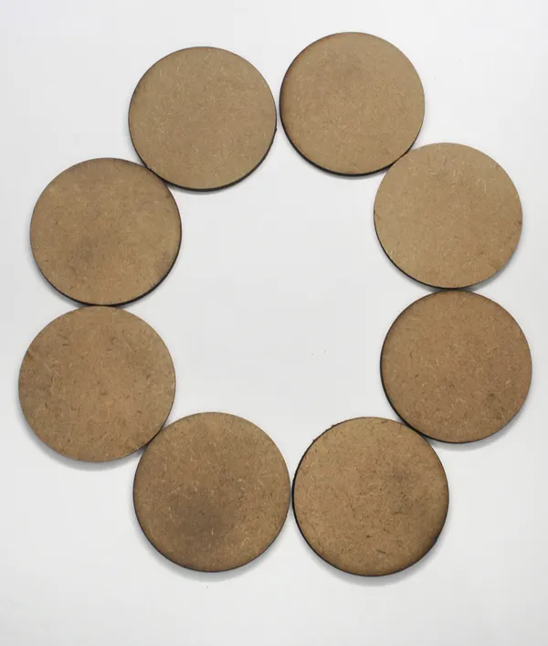 MDF_Round_Base_5_Cm_2mm_thick_Cutout_For_Mandala_Art_Painting,_Home_Decoration,_DIY_Work_,Size_5_Cm_Pack_Of_18_Boards__with_colors_and_brushes.