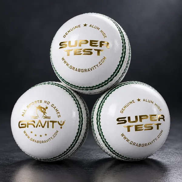 GRAVITY_Super_Test_White_Cricket_Ball_Pack_of_4