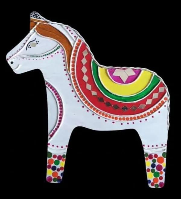 Rajasthani_Horse_Cutout_(MDF)_pack_of_2_,_For_Art_And_Craft_Size_30_cm_X30_cm_Horse_Thickness_6_mm_good_For_Art_Work._with_colours_and_brushes._