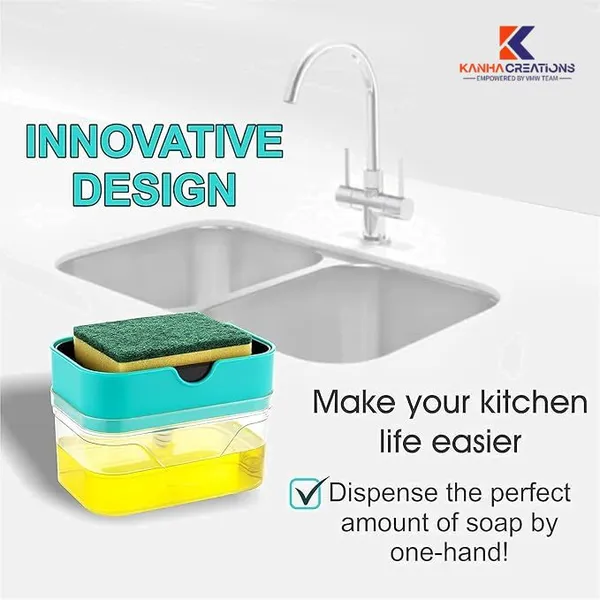 Sky_Blue_2_In_1_Soap_Dispenser_With_Sponge_Holder