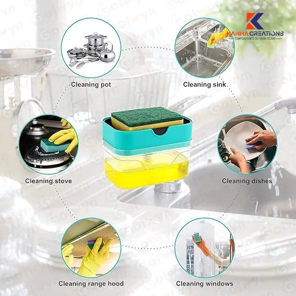Sky_Blue_2_In_1_Soap_Dispenser_With_Sponge_Holder