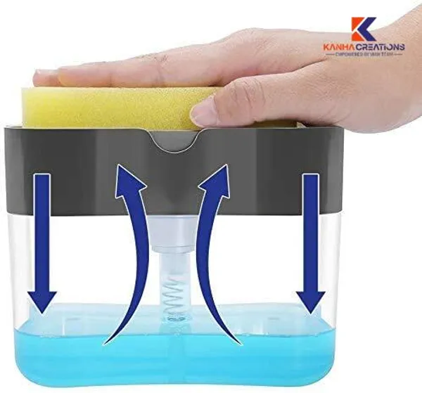 Sky_Blue_2_In_1_Soap_Dispenser_With_Sponge_Holder