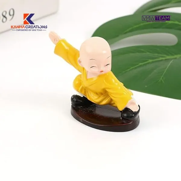 Multicolor_Baby_Monk_Kung-Fu_Buddha_Set_Of_4_Statue