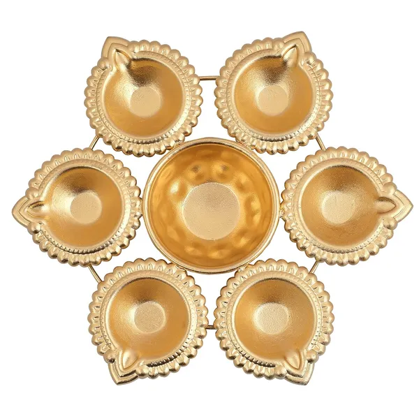 Golden_Round_Diyas_For_Floating_Flowers_(6_Boxes)