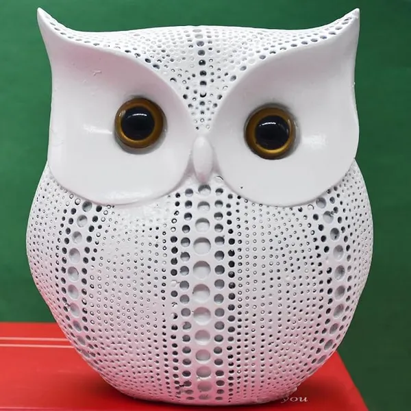 White_Modern_Classy_Handicraft_Lucky_Owl_Figurines_Showpiece