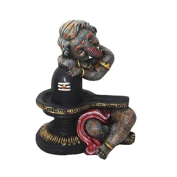 Black_Hand-Carved_Shivling_Ganesha_Statue