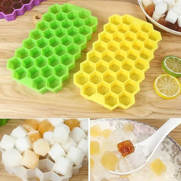 Multicolor_Silicone_Honeycomb_Design_Ice_Cube_Tray