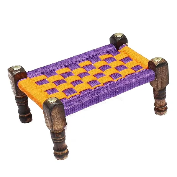 Brown_Laddu_Gopal_Wooden_Khat/_Cot/_Charpai
