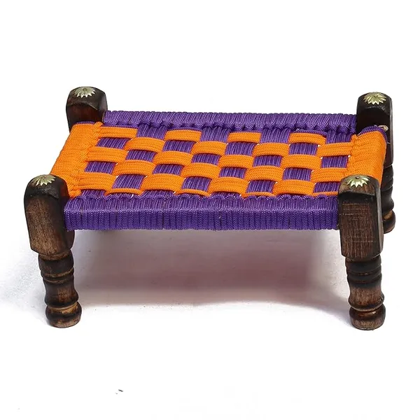 Brown_Laddu_Gopal_Wooden_Khat/_Cot/_Charpai