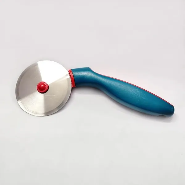 White_Premium_Stainless_Steel_Pizza_&_Roti_Cutter_|_Non-Slip_Ergonomic_Handle_|_Food_Grade