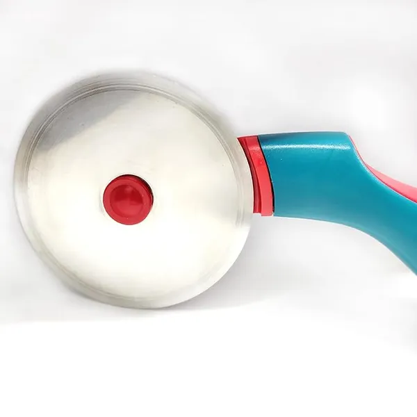 White_Premium_Stainless_Steel_Pizza_&_Roti_Cutter_|_Non-Slip_Ergonomic_Handle_|_Food_Grade
