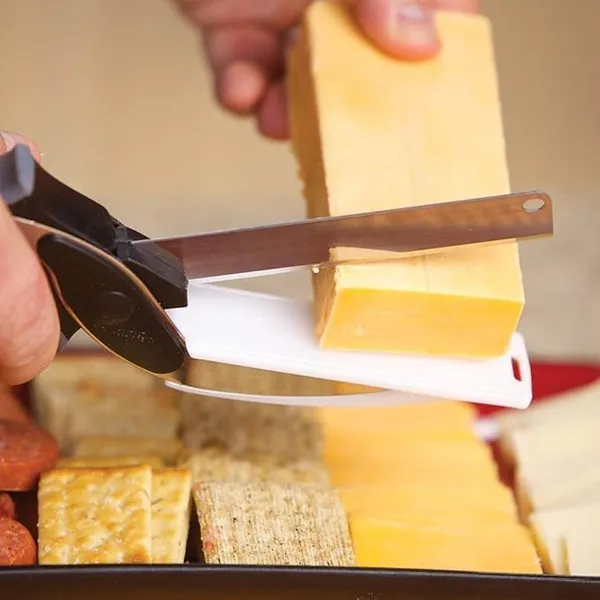 Black_Stainless_Steel_Cleaver_Cutter_With_Locking_Hinge