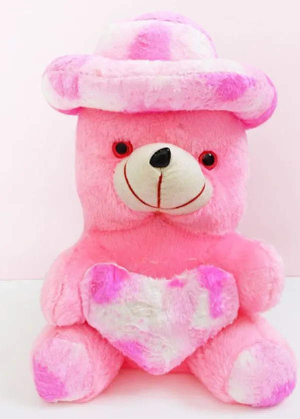 Pink_Huggable_Plush_Teddy_Bear_With_Heart_For_Kids
