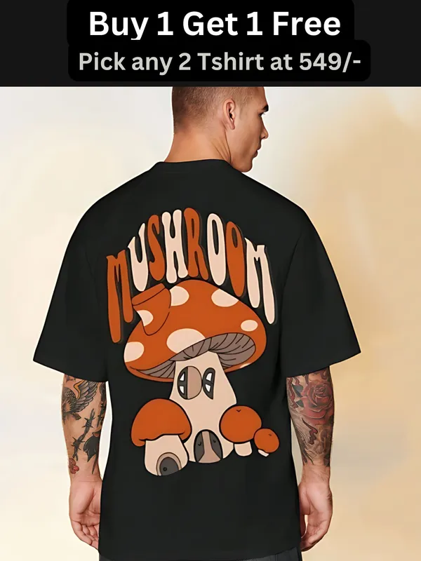 Black_Pure_Cotton_Half_Sleeve_Round_Neck_Graphic_Print_Tshirt_For_Men