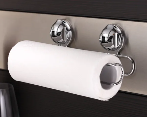 E21_Earl_Suction_Paper_Roll_Holder_-_Stainless_Steel_-_Capacity:_0.5_kg